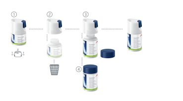 Preview: Jura -  Milchsystem-Reiniger (Mini-Tabs), Nachfüllflasche,
für 30 Reinigungen